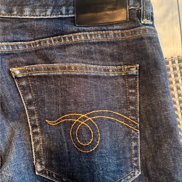 R13 Blue Ankle Cropped Jeans - Picture 9 of 14